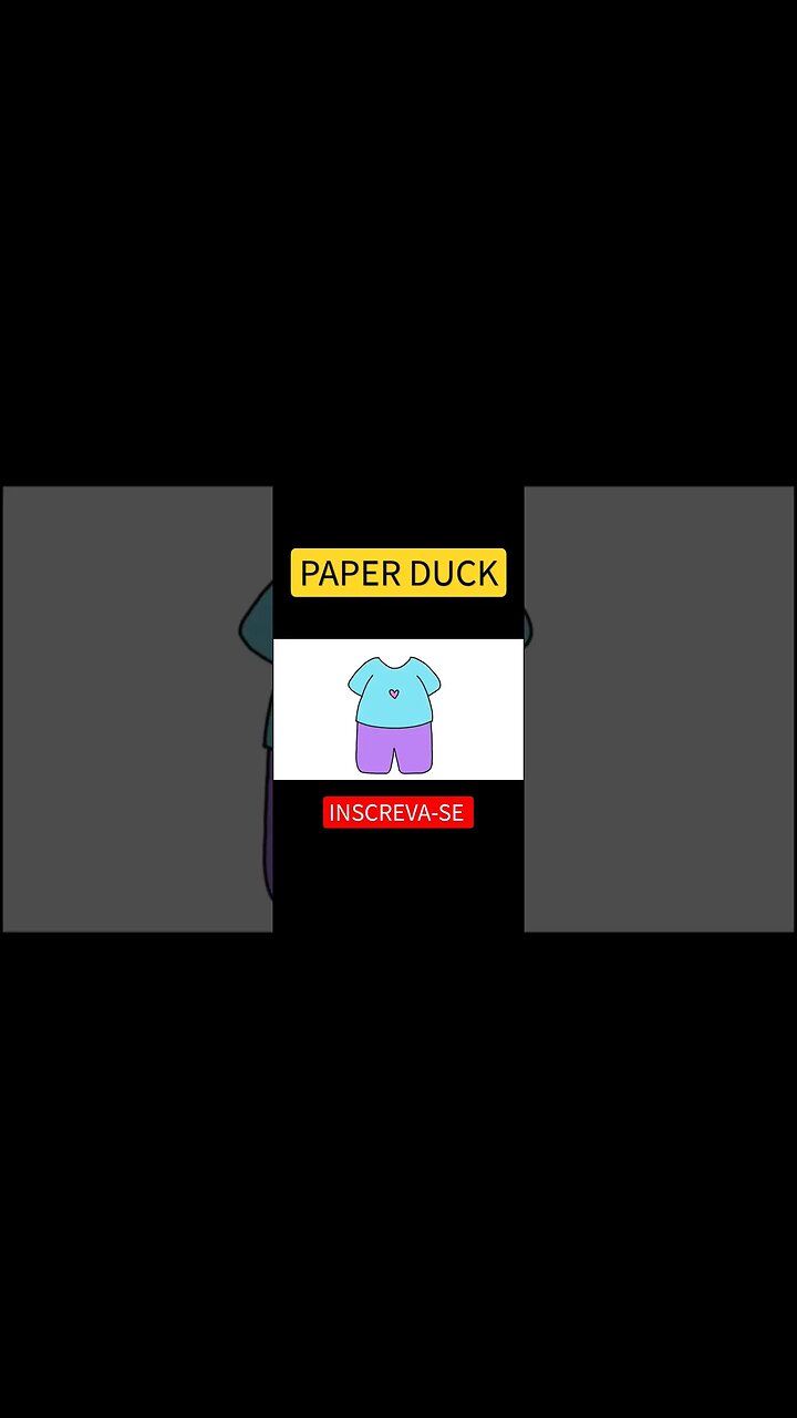 COMO DESENHAR PAPER DUCK +PIJAMA+ ROUPINHAS #paperducks #paperdolls  #bonecadepapel #shorts