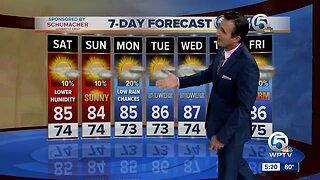 Latest Weather Forecast 11 p.m. Friday