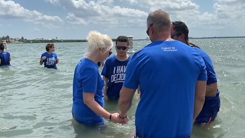 Christ Fellowship Baptism Over 100 Team Jesus