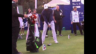 Fans flock to Farmers Insurance Open at Torrey Pines for a glimpse of Tiger Woods