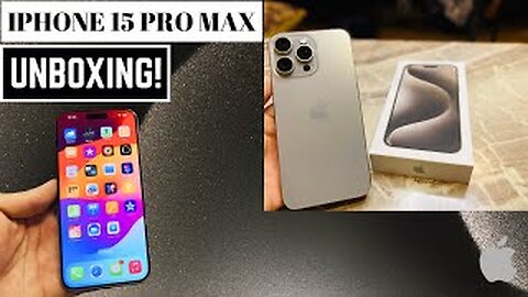 iPhone 15 Pro Max Natural Titanium | Unboxing and First Impression!