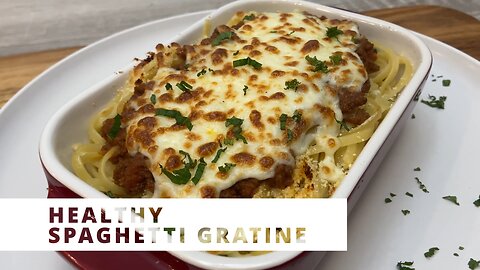 Fast and easy! Spaghetti Gratiné.