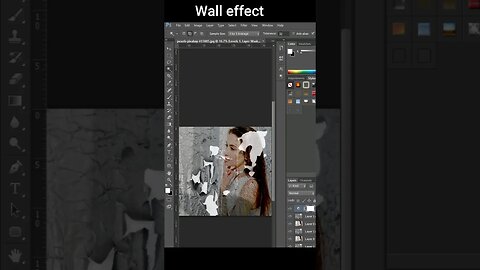 wall effect edit photo in Photoshop #2023 # #photoshop #photo #animals