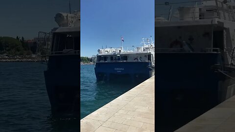 DUBRAVKA ship RIJEKA @ Zadar Old Town Port