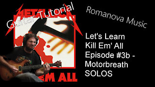 Motorbreath SOLOS Tutorial (Let's Learn Kill Em' All EP #3b)