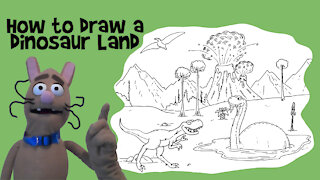 How to Draw a Dinosaur Land