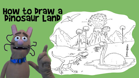 How to Draw a Dinosaur Land
