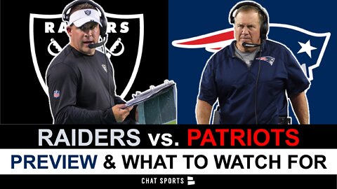 Raiders vs. Patriots Preview + What To Watch For: Josh McDaniels vs. Bill Belichick | NFL Preseason