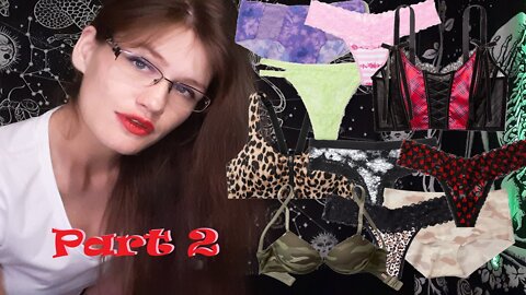 Victoria's Secret Panty & Lingerie Try On Haul part 2