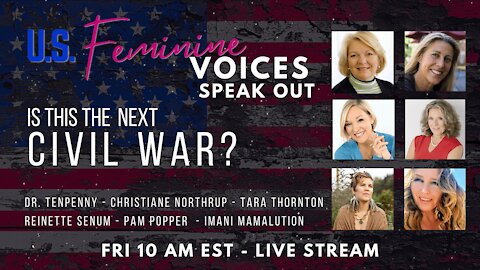 US Feminine Voices Speak out - Is this the next Civil War?