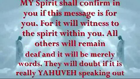 Amightywind Prophecy 5 - You Are MY Hidden Treasure, You Are MY Hidden Weapon! "The footsteps of the Godly are ordained by YAHUVEH. Keep following MY footsteps and lead others unto ME." (mirrored)