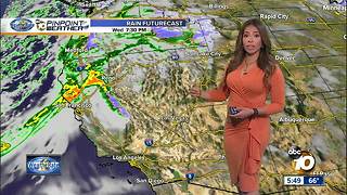 10News Pinpoint Weather with Meteorologist Angelica Campos