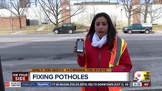 How to get those potholes on Cincinnati streets fixed