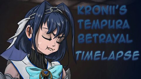 Kronii's Tempura Betrayal | Fanart Timelapse