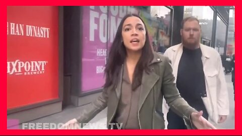 AOC BEING CHASED BY LEFTISTS IS HILARIOUS KARMA