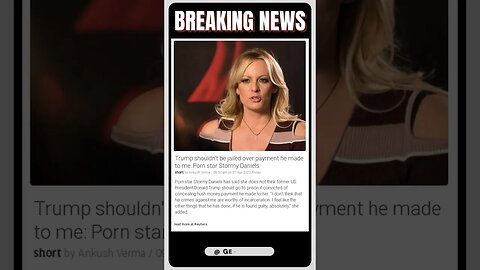 Stormy Daniels Statement: 'Trump Should Not Go to Prison'