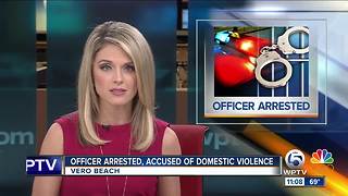 Vero Beach officer arrested on domestic violence charge