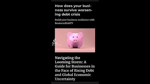 How does your business survive worsening debt crisis