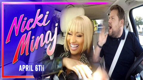 Nicki's reaction to James' beatboxing | Nicki Minaj Carpool Karaoke