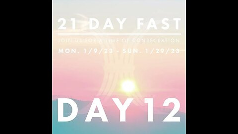 DAY 12 - 21 Day of Prayer & Fasting – Encouraging yourself In The Lord!