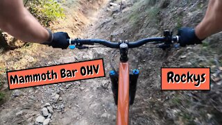 Rockys, Mammoth Bar OHV area, Mountain Biking Auburn CA