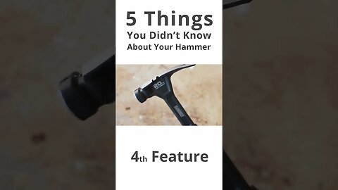 5 Things You Didn't Know About Your Hammer #shorts