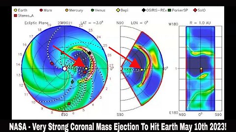 NASA - Very Strong Coronal Mass Ejection To Hit Earth May 10th 2023!