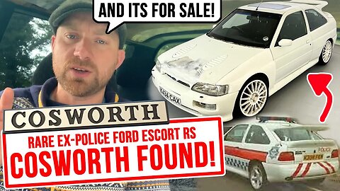 Rare Ex-Police Ford Escort Cosworth FOUND... and FOR SALE!