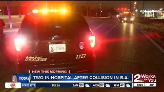 Two people in the hospital after accident in Broken Arrow