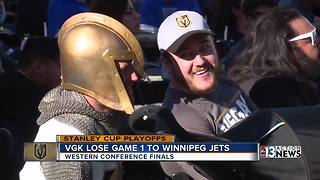 Golden Knights lose Game 1 of Western Conference FInals