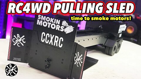 RC4WD Intimidator Pulling Sled Unboxing and New Custom Graphics