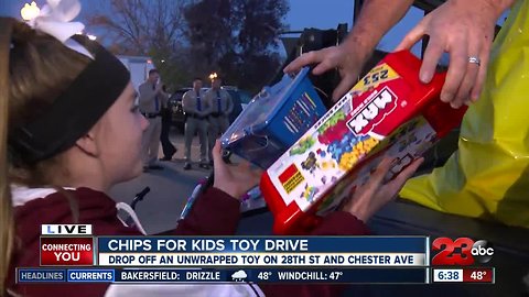 California Highway Patrol hosts its CHiPS For Kids toy drive