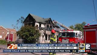 Fire at vacant home in Curtis Bay