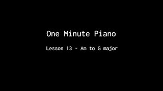 One Minute Piano - Lesson 13