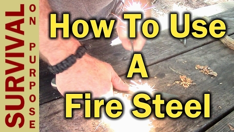 How To Use A Fire Steel or Ferro Rod