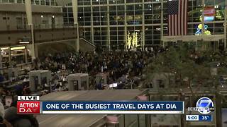 Today is on the busiest travel days at DIA