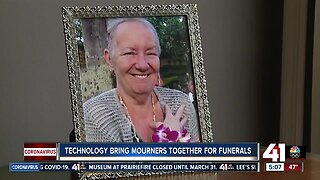 Technology brings mourners together for funerals