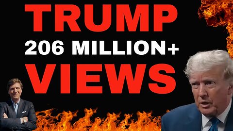 TRUMP interview hits over 206 MILLION views! DISASTER for cable news!