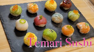 How to make BEAUTIFUL TEMARI SUSHI (sushi balls) | So Easy Anyone Can Make It