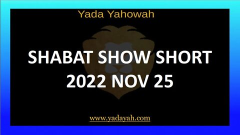 Shabat Show Short 2022 Nov 25