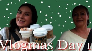 starbs holiday drinks, black friday shopping, mini haul | VLOGMAS DAY 1