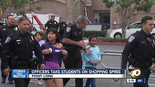 San Diego Police take students on shopping spree
