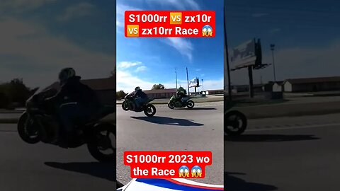 Revving to Victory: BMW S1000RR 2023 vs. ZX10RR vs. ZX10R - Who Will Cross the Finish Line First? 😱😱