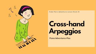 Piano Adventures Lesson Book 2B - Cross Hand Arpeggios