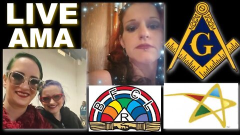 LIVE AMA/ Junior Freemason Organizations/ Featuring Majority Rainbow Girls Alexis & Rhea