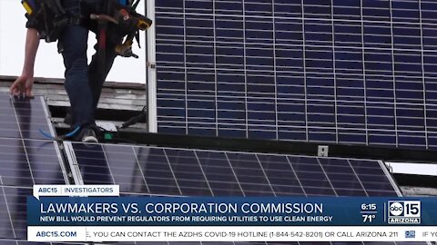 New bill would prevent regulators from requiring utilities to use clean energy