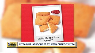 Pizza Hut introduces stuffed Cheez-It pizza