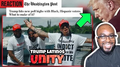🚨Reaction🚨to New Pro-Trump Song! Latinos and Black are UNITING under MAGA Populous. #trump #maga