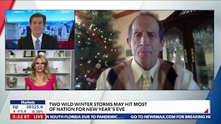 TWO WILD WINTER STORMS MAY HIT MOST OF NATION FOR NEW YEAR'S EVE