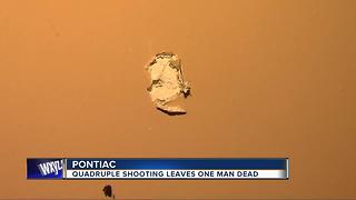 Sheriff's office investigating quadruple shooting in Pontiac that left 1 dead